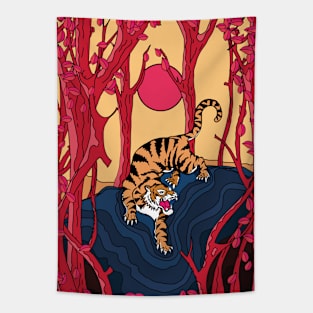 Japanese tiger Tapestry