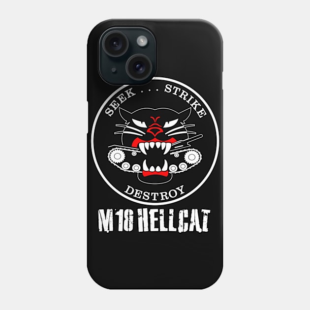 SEEK STRIKE DESTROY M18 HELLCAT Phone Case by TaterSkinz