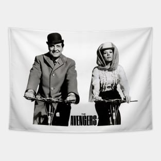 Emma Peel Retro Vintage 60s Style Bicycle Bike Cycle Tapestry