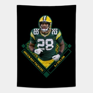 AJ DILLON GREEN BAY PACKERS Tapestry