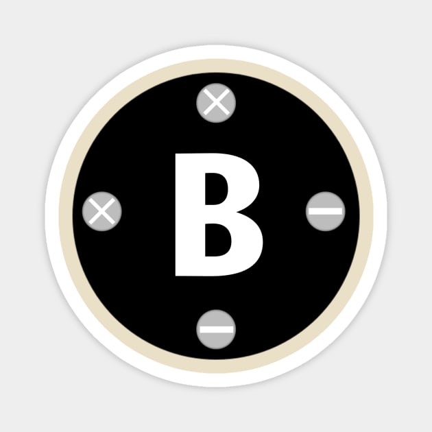 Letter B Magnet by Menu.D