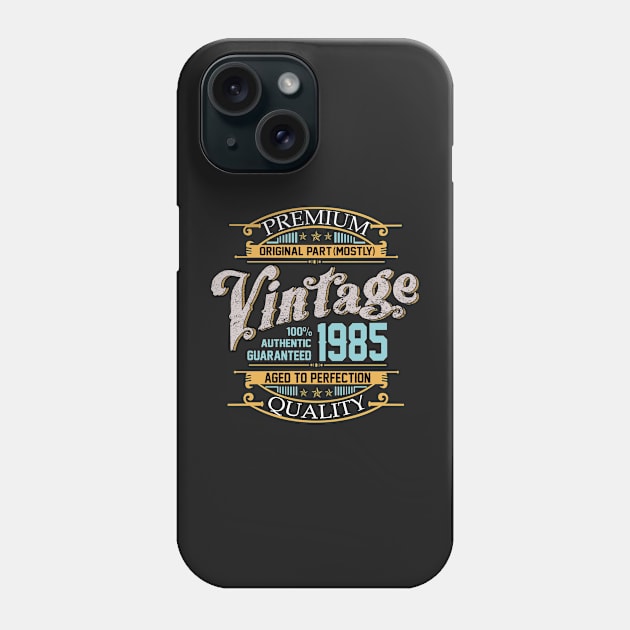 Premium Quality original part (mostly) vintage 1985 Phone Case by TEEPHILIC