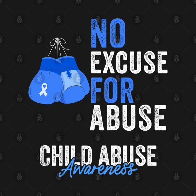 Child Abuse Prevention Awareness Month Blue Ribbon gift idea by Mad Maggie