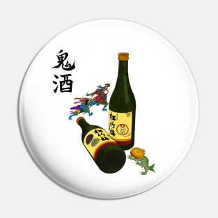 Drink Demon Sake Pin