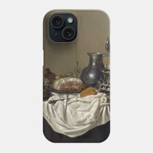 Still Life with Ham by Willem Claeszoon Heda Phone Case