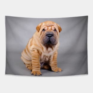 Shar pei puppy Tapestry