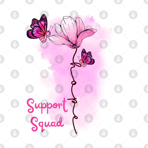 Support Squad Breast Cancer Awareness by Myartstor 