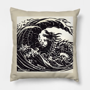 Water Dragon Pillow