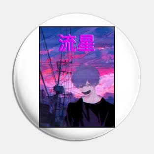 Aesthetic Japanese Boy 1 v2 Pin