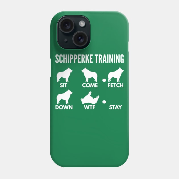 Schipperke Training Schipperke Dog Tricks Phone Case by DoggyStyles