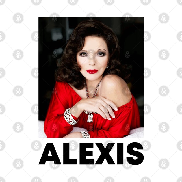 Alexis Carrington Colby - White Background by caseofstyle