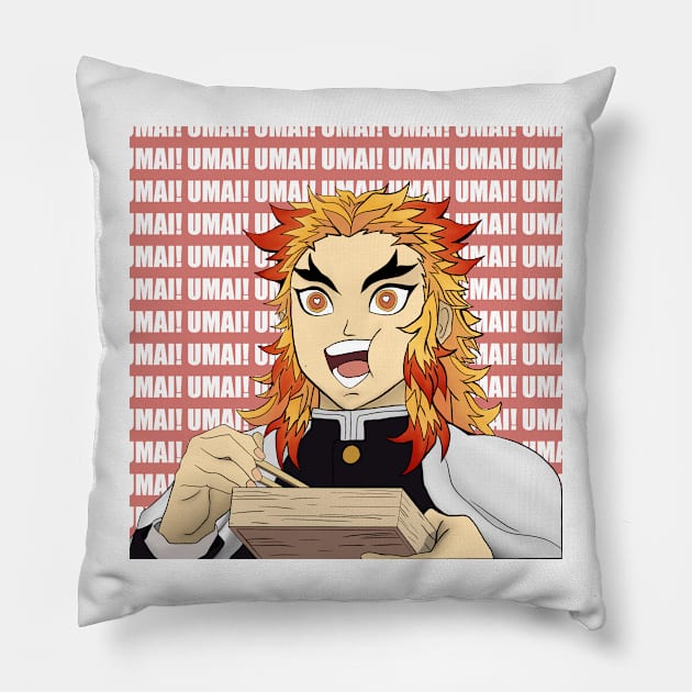 Flame Pillar Umai Pillow by madierobanske