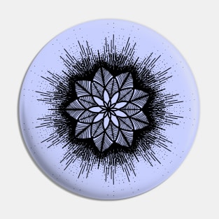 Beautiful Star Mandala Graphic Art GC-013 Pin