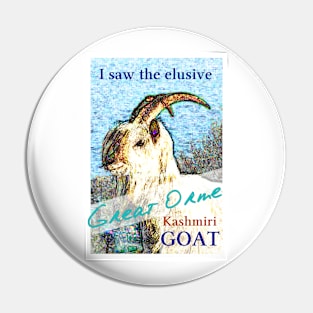 GREAT ORME KASHMIRI GOAT Pin