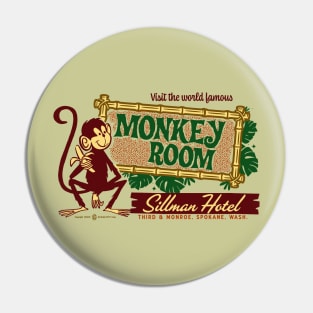 World Famous Monkey Room Vintage Spokane Washington Pin