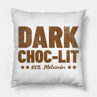 Dark Choc-Lit 100% Melanin Pillow