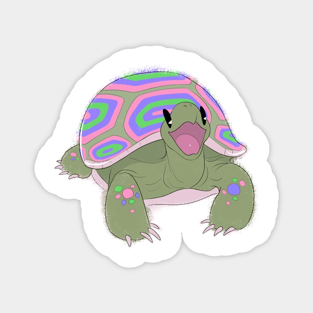 Trigender Tortoise! Magnet by pigdragon