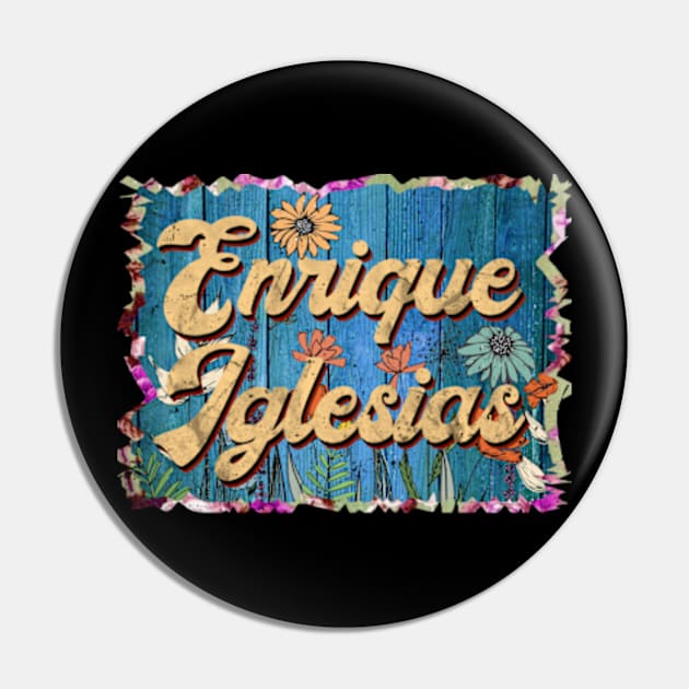 Retro Enrique Name Flowers Limited Edition Proud Classic Styles Pin by Friday The 13th