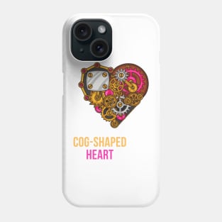 Cog-Shaped Heart Phone Case