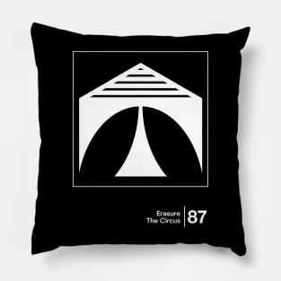 Erasure - The Circus / Minimal Style Graphic Artwork Pillow