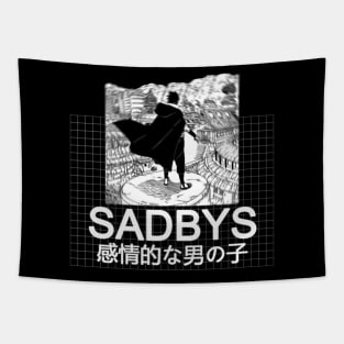 Sad Boys in Black Tapestry