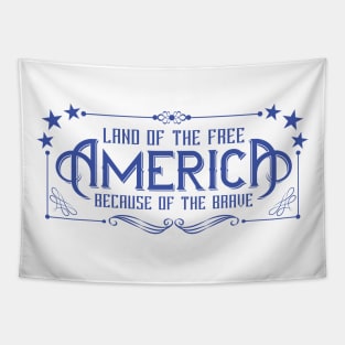 Land of the Free, Because of the Brave Tapestry
