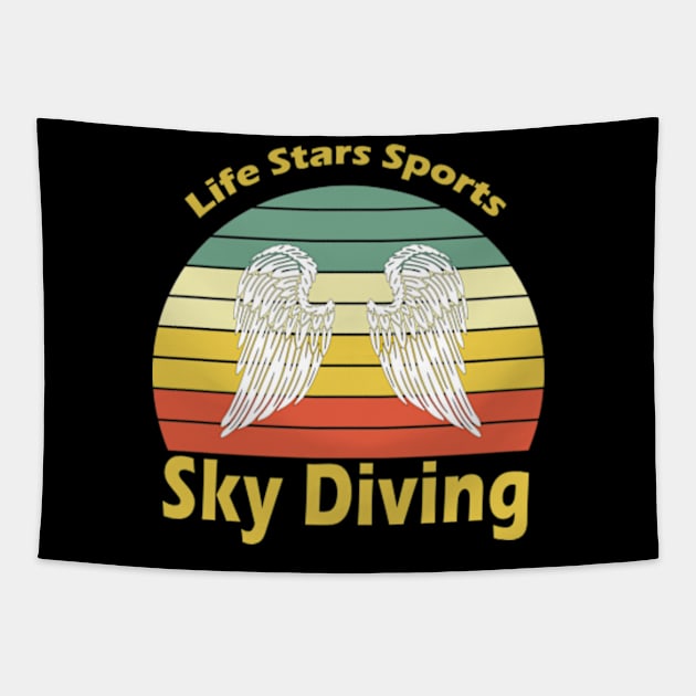 Sport Skydiving Tapestry by My Artsam