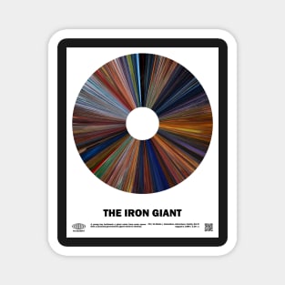 minimal_The_Iron_Giant Warp Barcode Movie Magnet