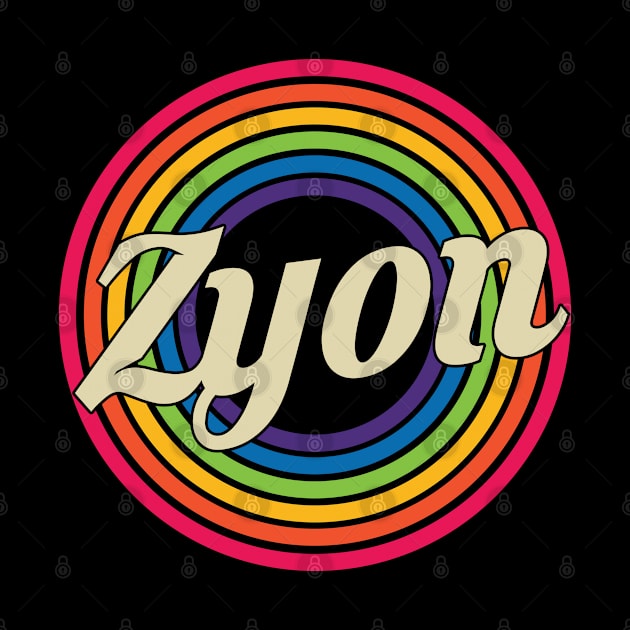 Zyon - Retro Rainbow Style by MaydenArt