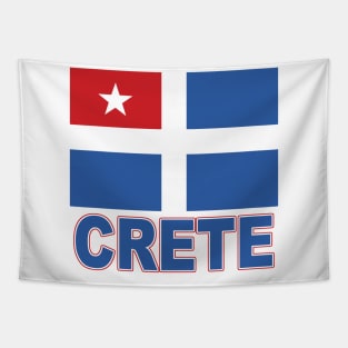 The Pride of Crete - National Flag Design Tapestry