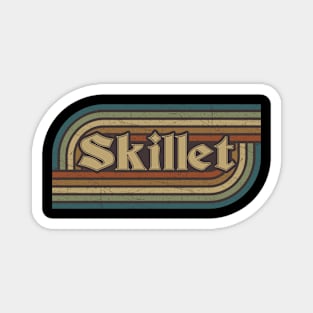 Skillet Vintage Stripes Magnet