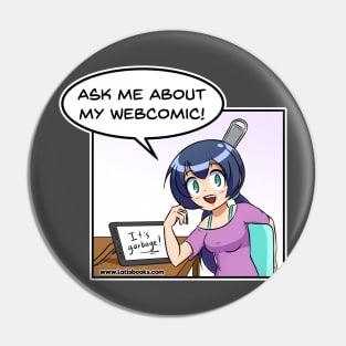 Ask me about my webcomic! Pin