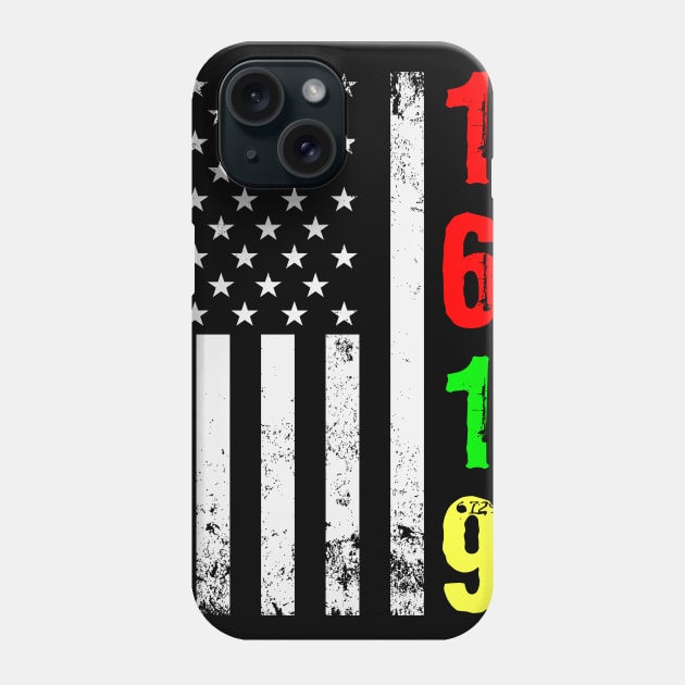 Project 1619 Our Ancestors American Flag Phone Case by UrbanLifeApparel