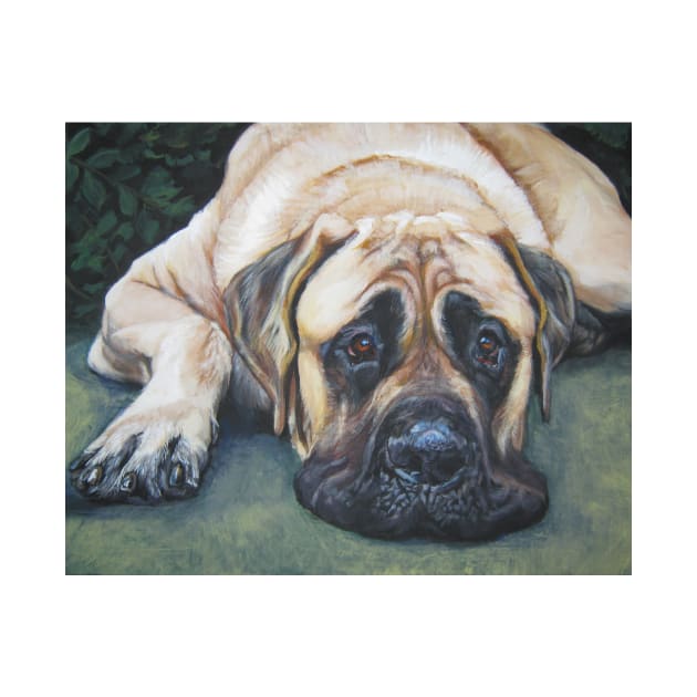 American Mastiff Fine Art Painting by LASHEPARD