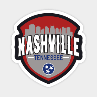 Nashville Tennessee Badge City Magnet