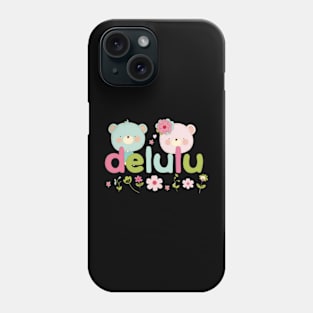 Delulu Kawaii Spring Bears Phone Case