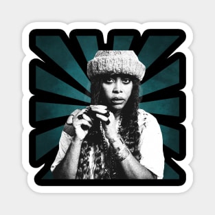 Erykah Badu II Retro Pixel II 70s Magnet