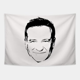 Robin Williams Stencil Artwork Tapestry