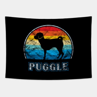 Puggle Vintage Design Dog Tapestry