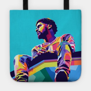 J Cole Wpap Pop Art Tote