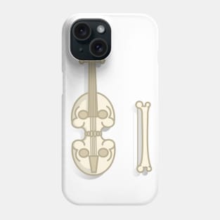 Skull violin Phone Case