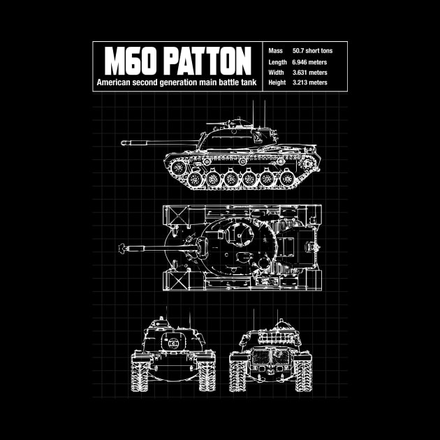 M60 PATTON by theanomalius_merch