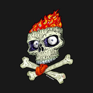 Hot Top Skull by Hard Grafixs© T-Shirt