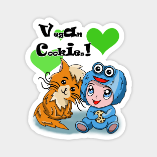 We Love Vegan Cookies! Magnet