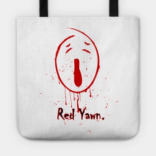 Red Yawn Tote