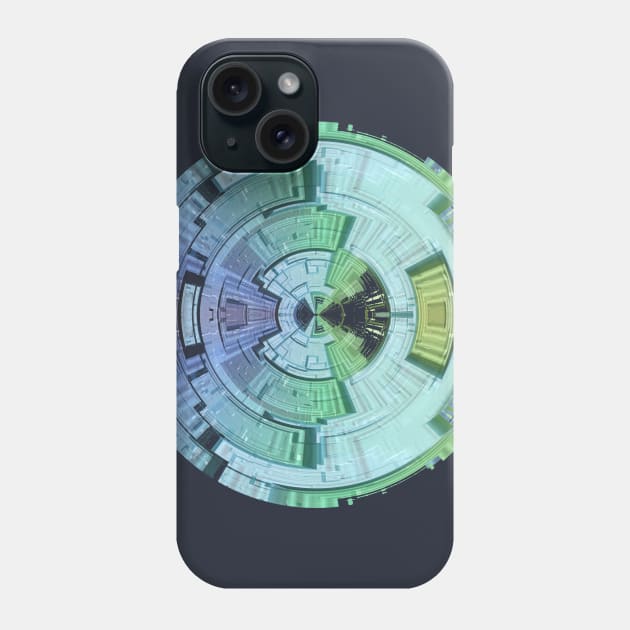 Metallic circle Phone Case by Againstallodds68