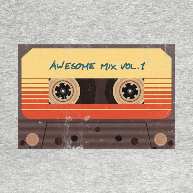 Awesome Mix Vol 1 Vintage Retro Guardians Of The Galaxy - Awesome Mix Vol 1 - T-Shirt