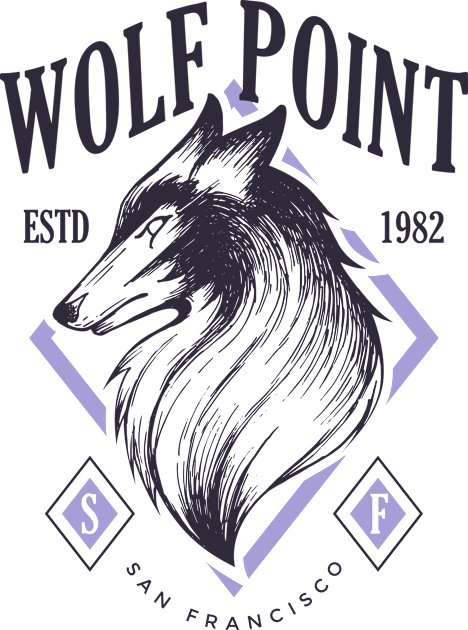 Wolf Point Kids T-Shirt by TomCage