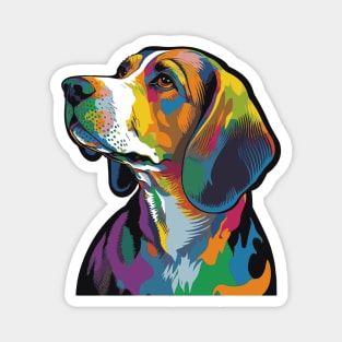 Beagle Dog Art Magnet