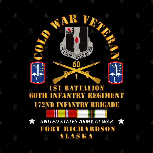 Cold War Vet - 1st Bn, 60th Inf - 172nd In Bde - Ft Richardson AK w COLD SVC by twix123844